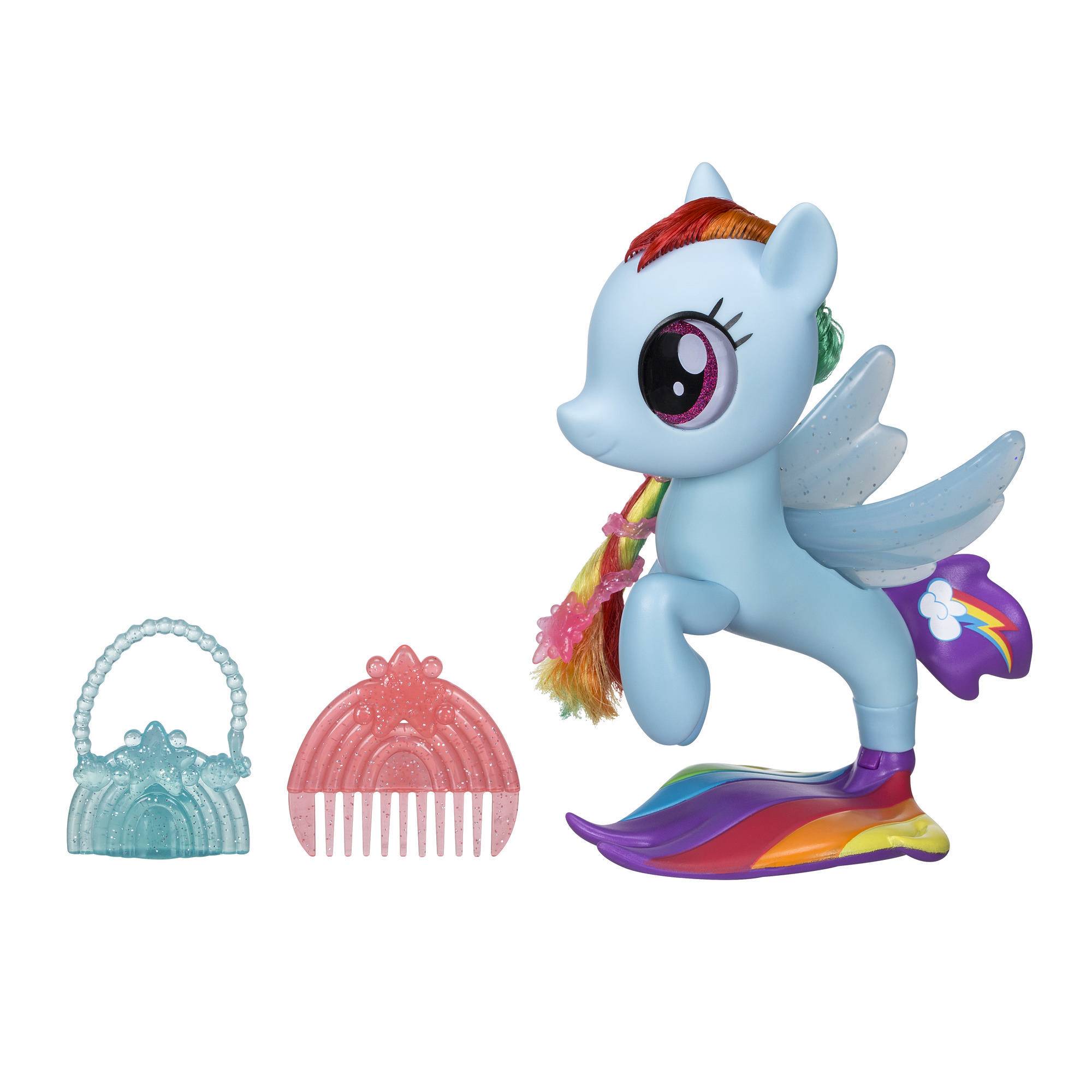 My Little Pony The Movie Rainbow Dash Glitter and Style Sea Pony Playset |  Играландия - интернет магазин игрушек