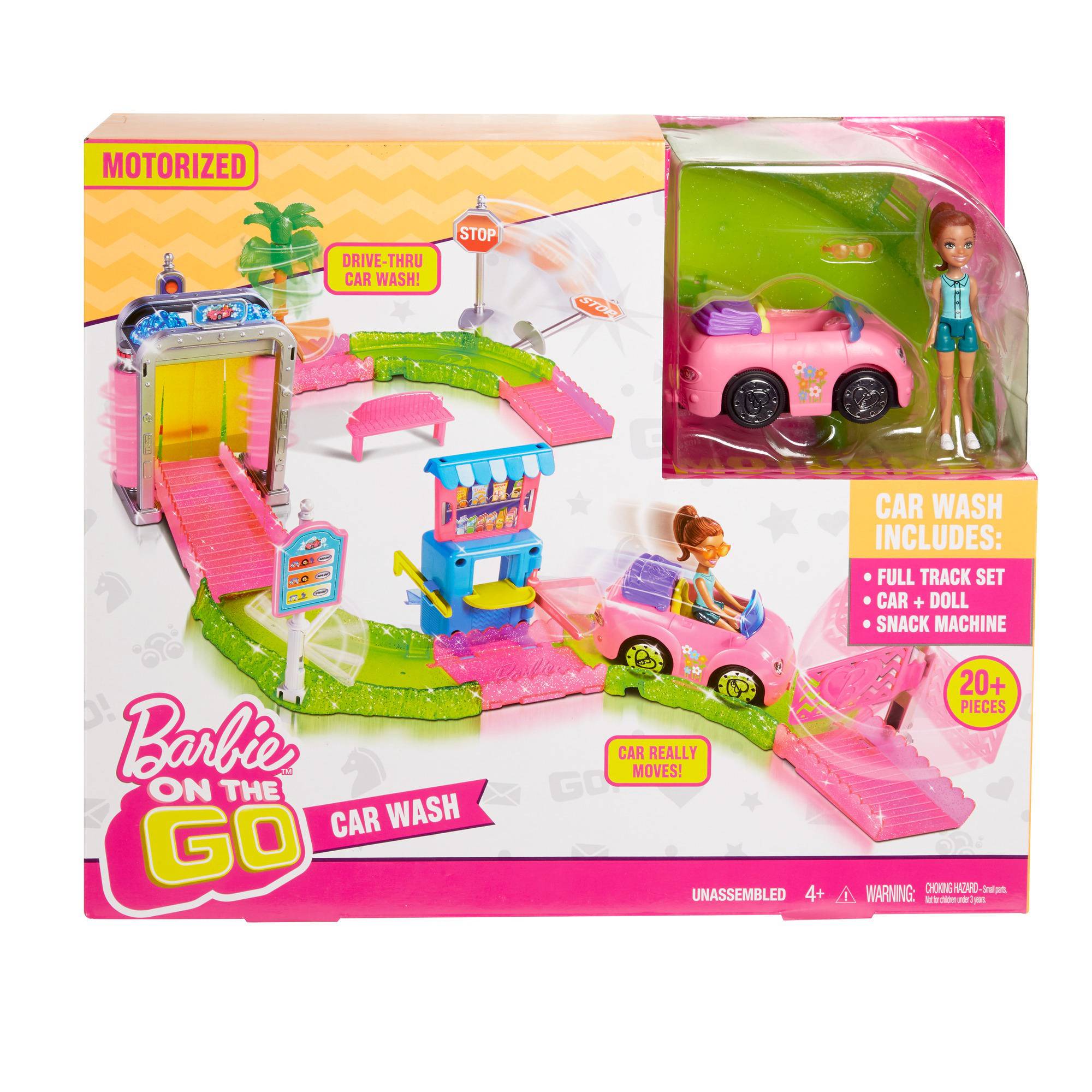 barbie doll car wash