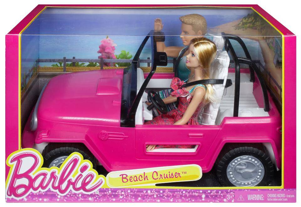 Barbie Beach Cruiser and Ken Doll