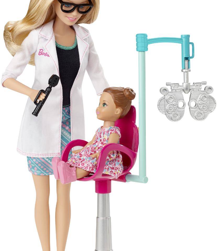 barbie eye doctor set