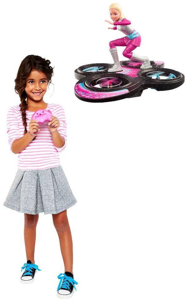 Barbie Star Light Adventure Flying Remote Control Hoverboarder Doll