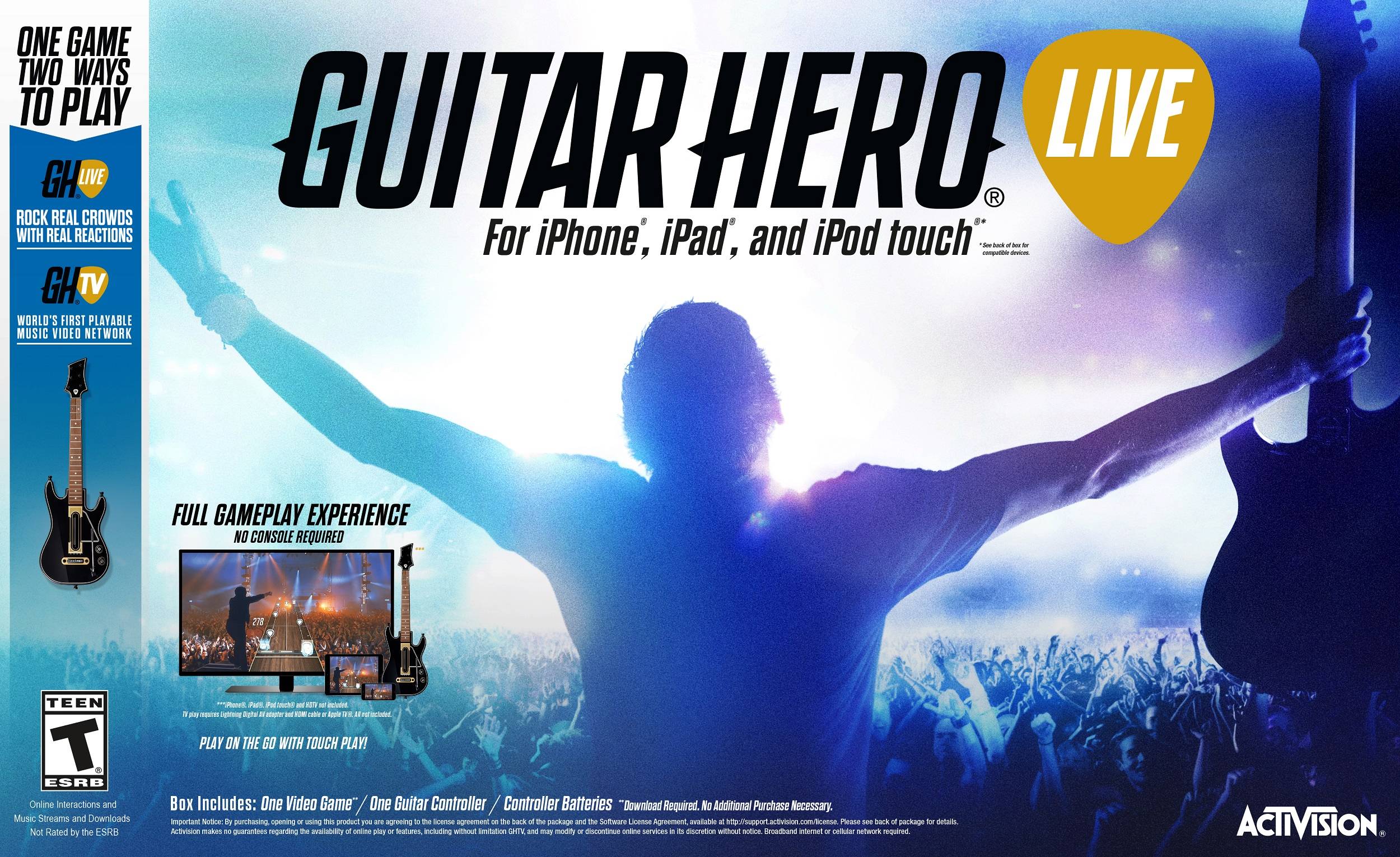 Guitar Hero Live Bundle for iOS | Играландия - интернет магазин игрушек