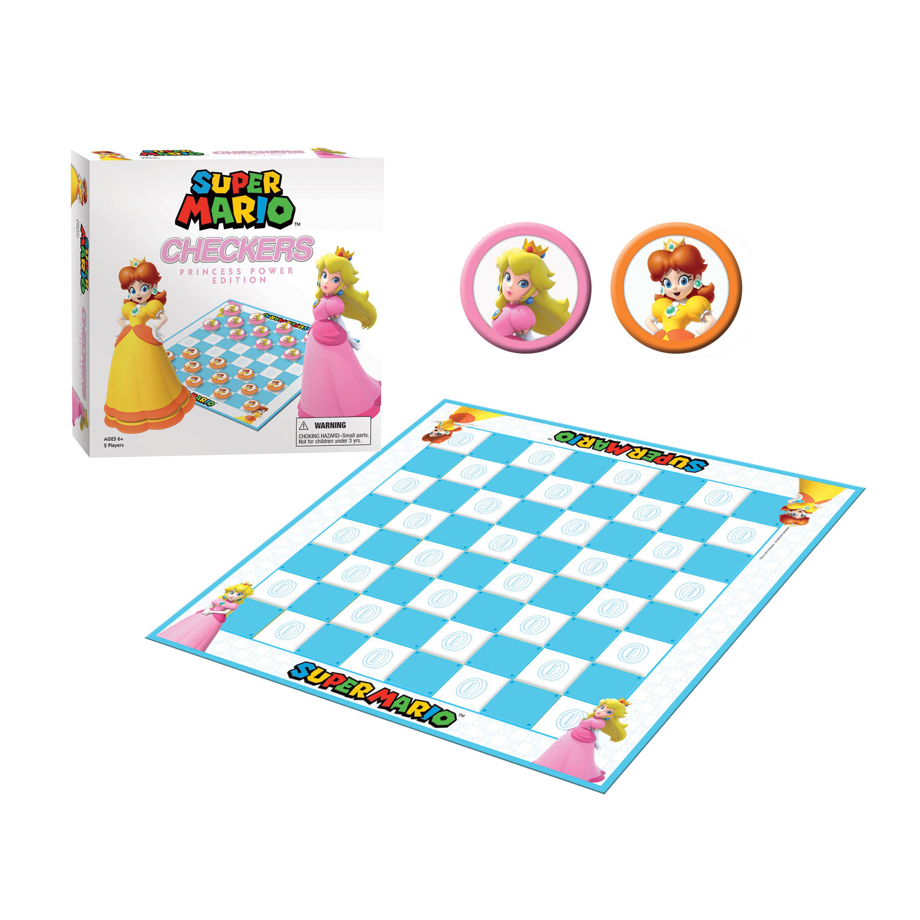 USAopoly Nintendo Super Mario Princess Power Edition Checkers Game |  Играландия - интернет магазин игрушек