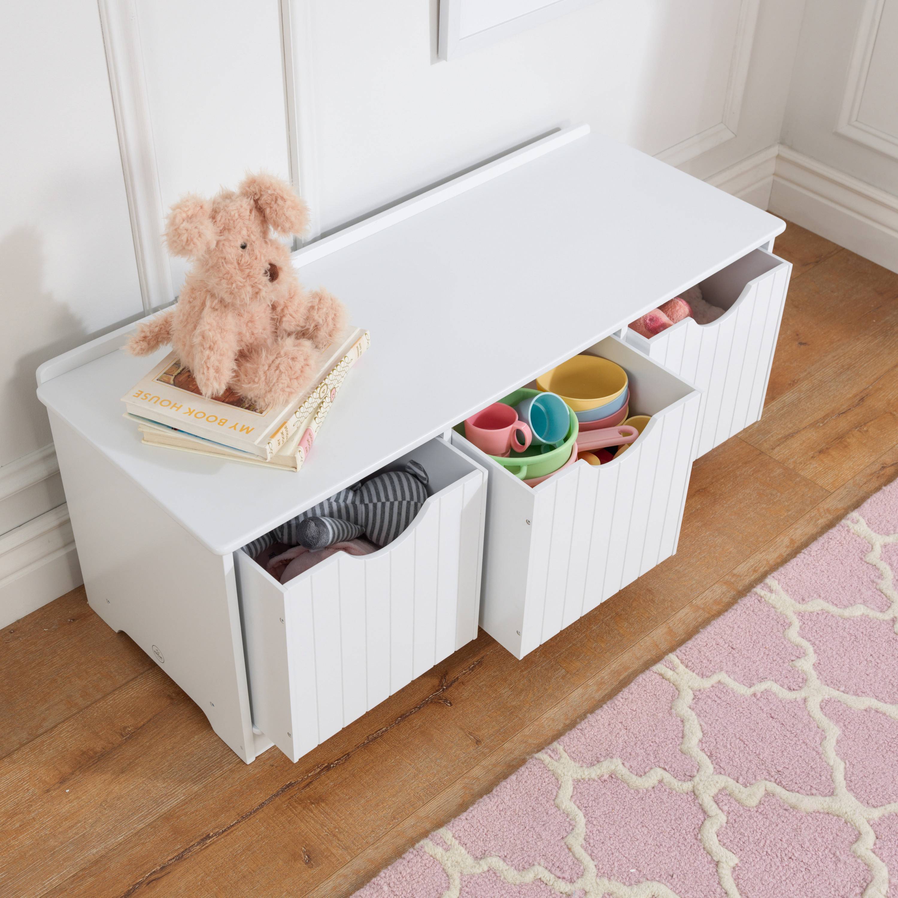 Kidkraft nantucket 2025 storage bench