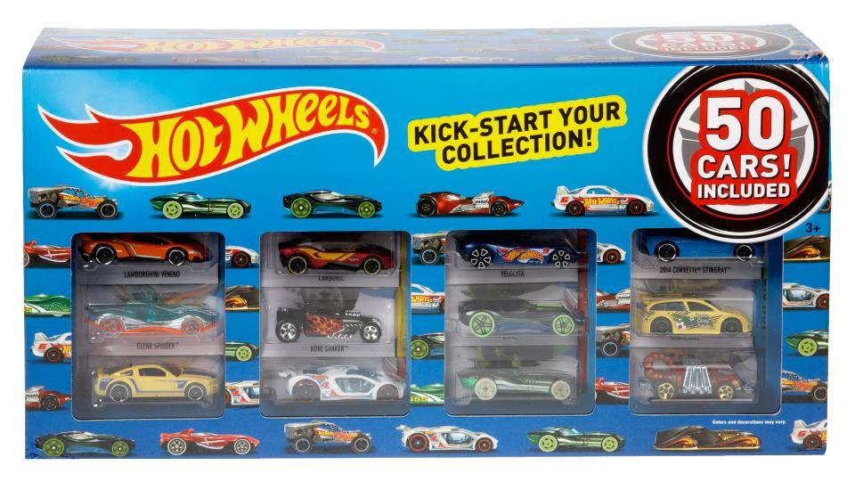 pack of 50 hot wheels