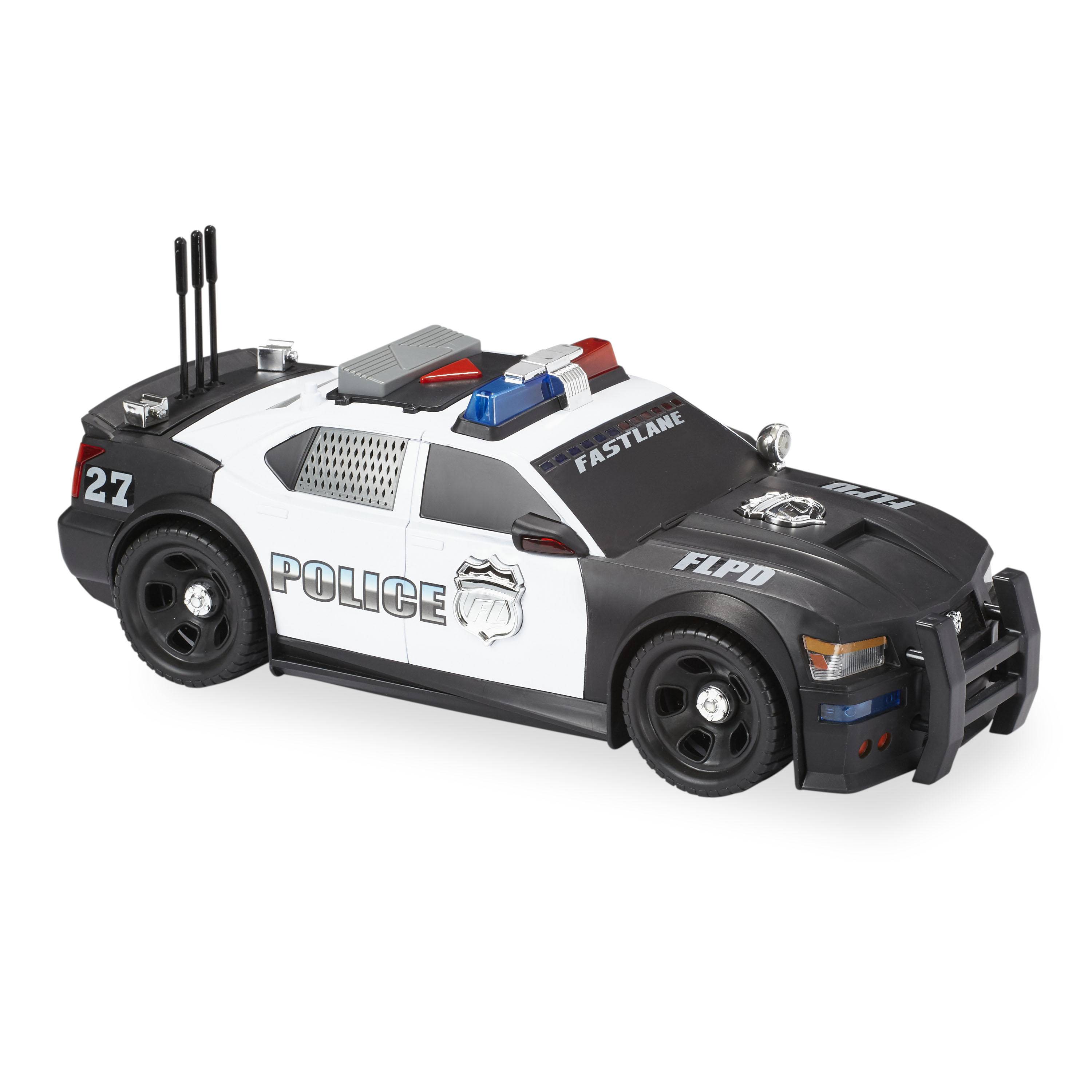 Fast Lane Light & Sound Police Car - Black | Играландия - интернет магазин  игрушек