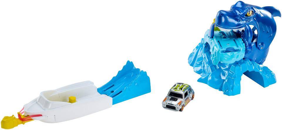 hot wheels shark bait play set