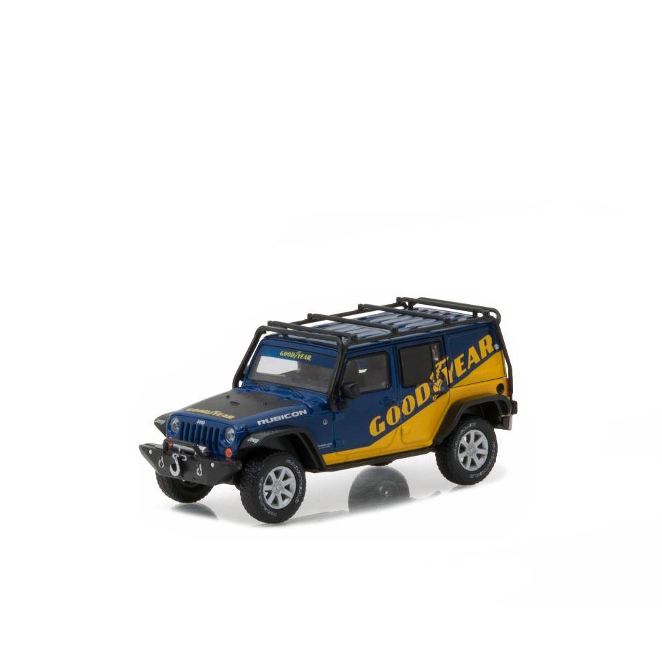 GreenLight Collectibles 1:43 2016 Jeep Wrangler Unlimited - Goodyear with  Roof Rack, Fender Flares and Winch | Играландия - интернет магазин игрушек