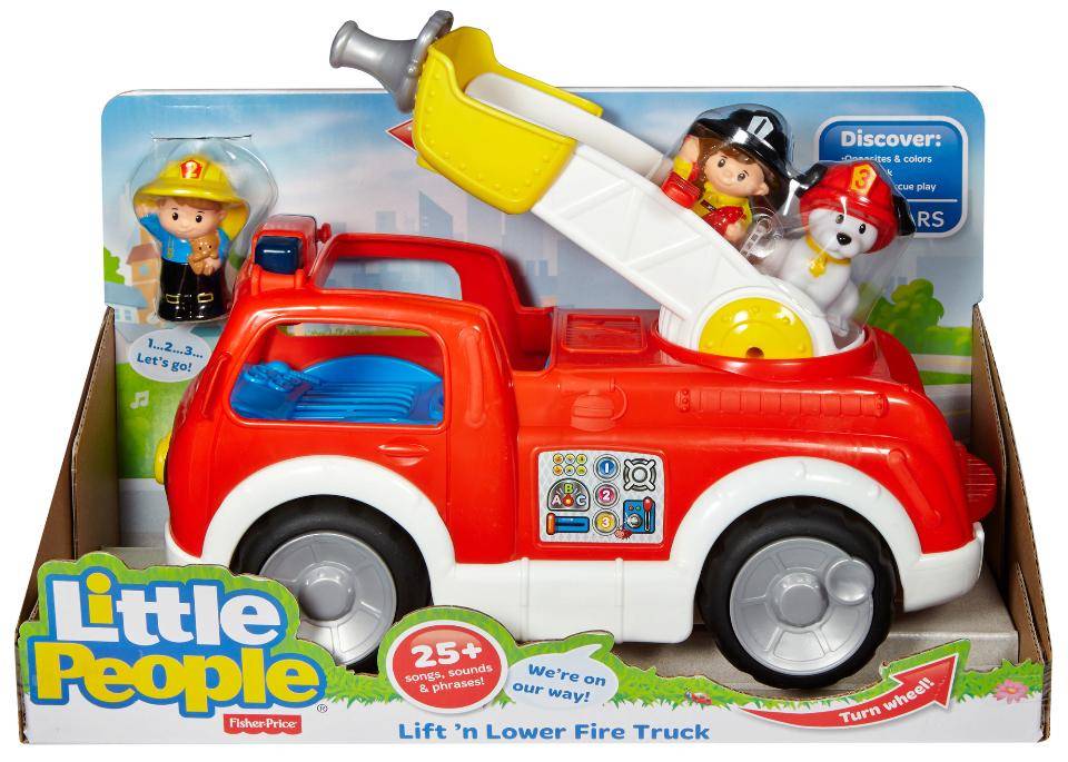 little people lift n lower fire truck