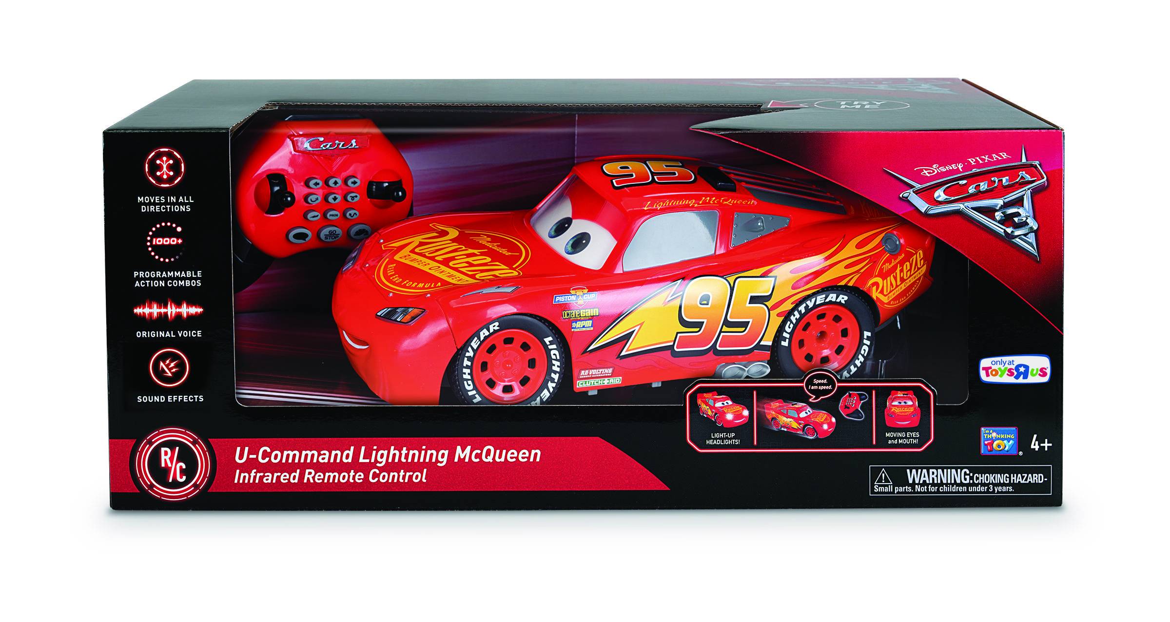 lightning mcqueen infrared remote control car