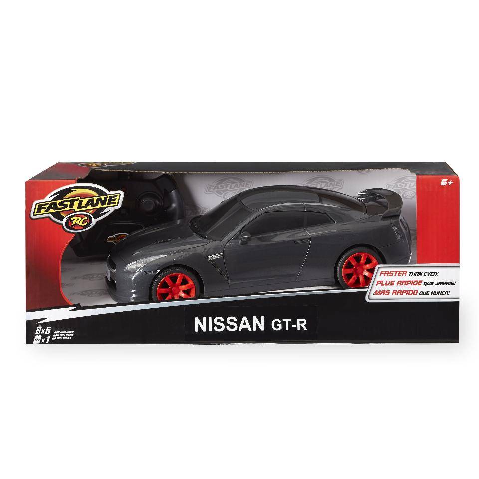 Fast Lane 1 16 Scale Radio Control Tuner Car Grey Nissan GT R Matte