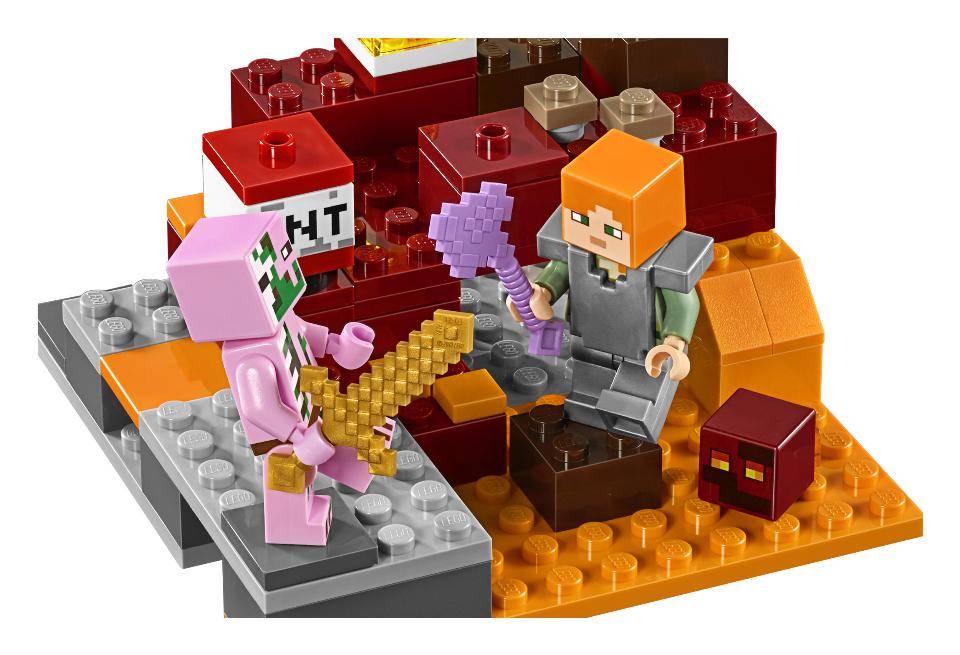 Minecraft lego the sales nether fight