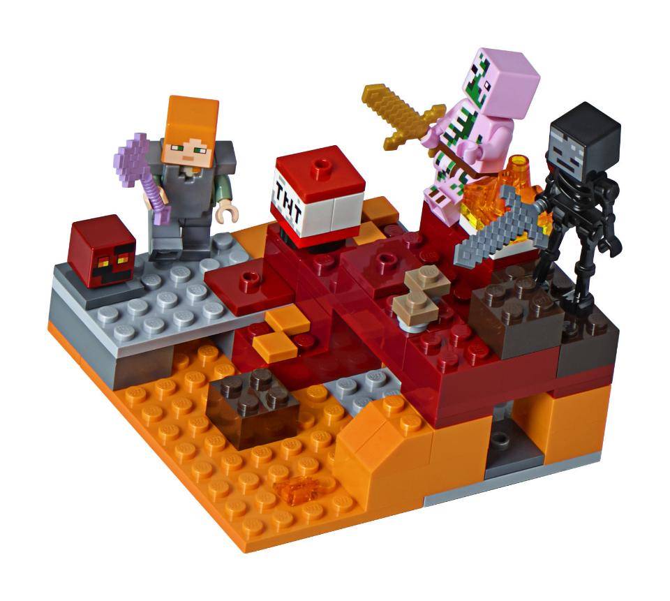 Minecraft lego nether sets sale