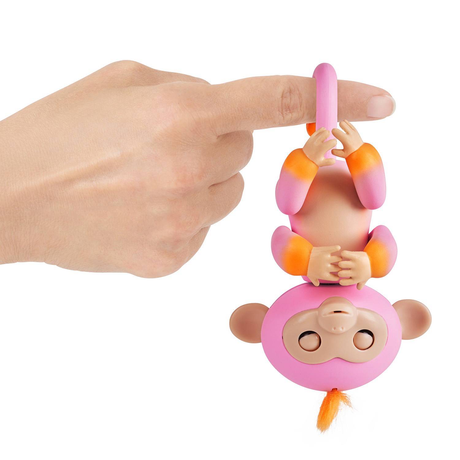 WowWee Fingerlings Interactive Baby Monkey Toy Summer Играландия интернет магазин игрушек