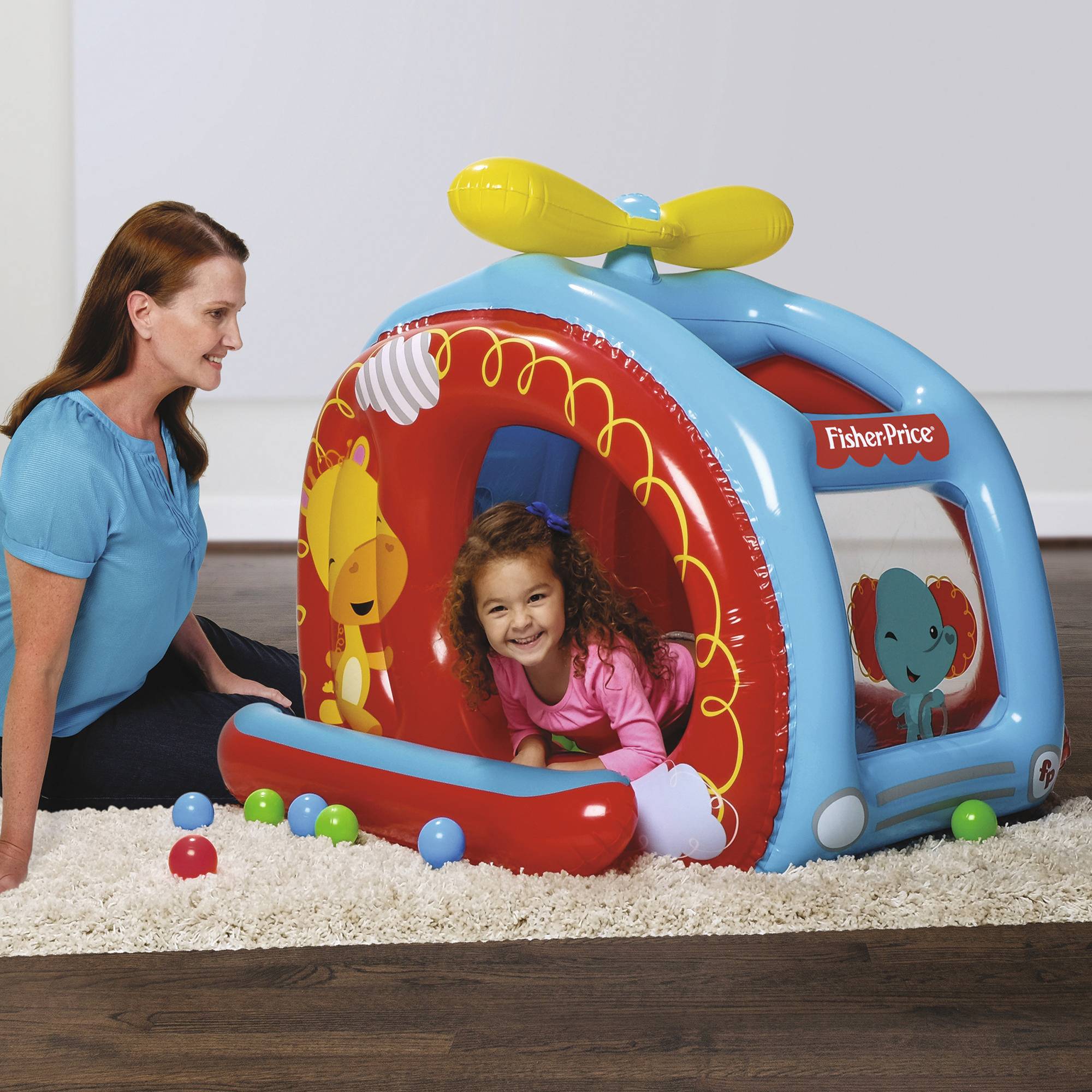 Helicopter ball sale pit fisher price