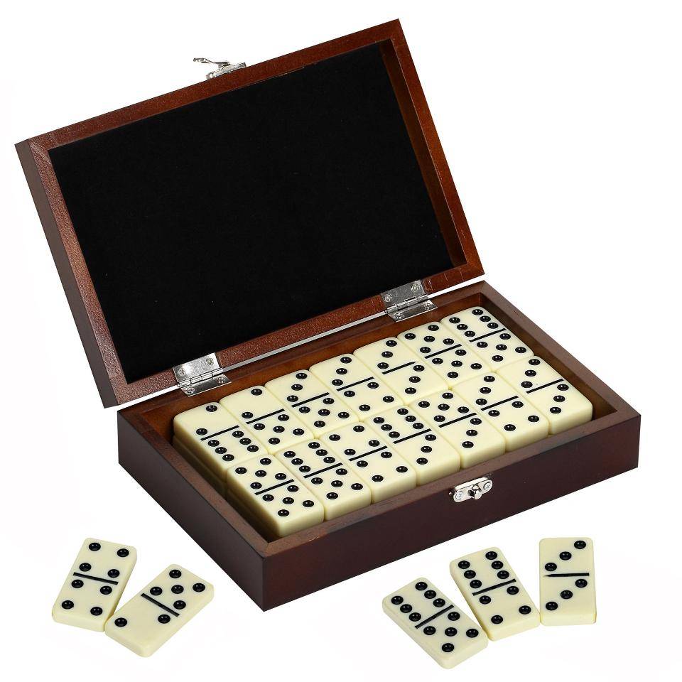 Hathaway Premium Domino Set with Wooden Carry Case | Играландия - интернет  магазин игрушек