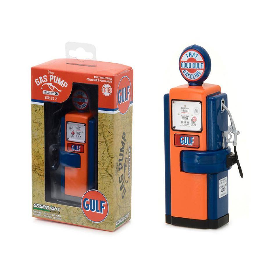 GreenLight Vintage Gas Pump Collection Series 1 - 1951 Wayne 505 Gas Pump  Gulf Oil | Играландия - интернет магазин игрушек