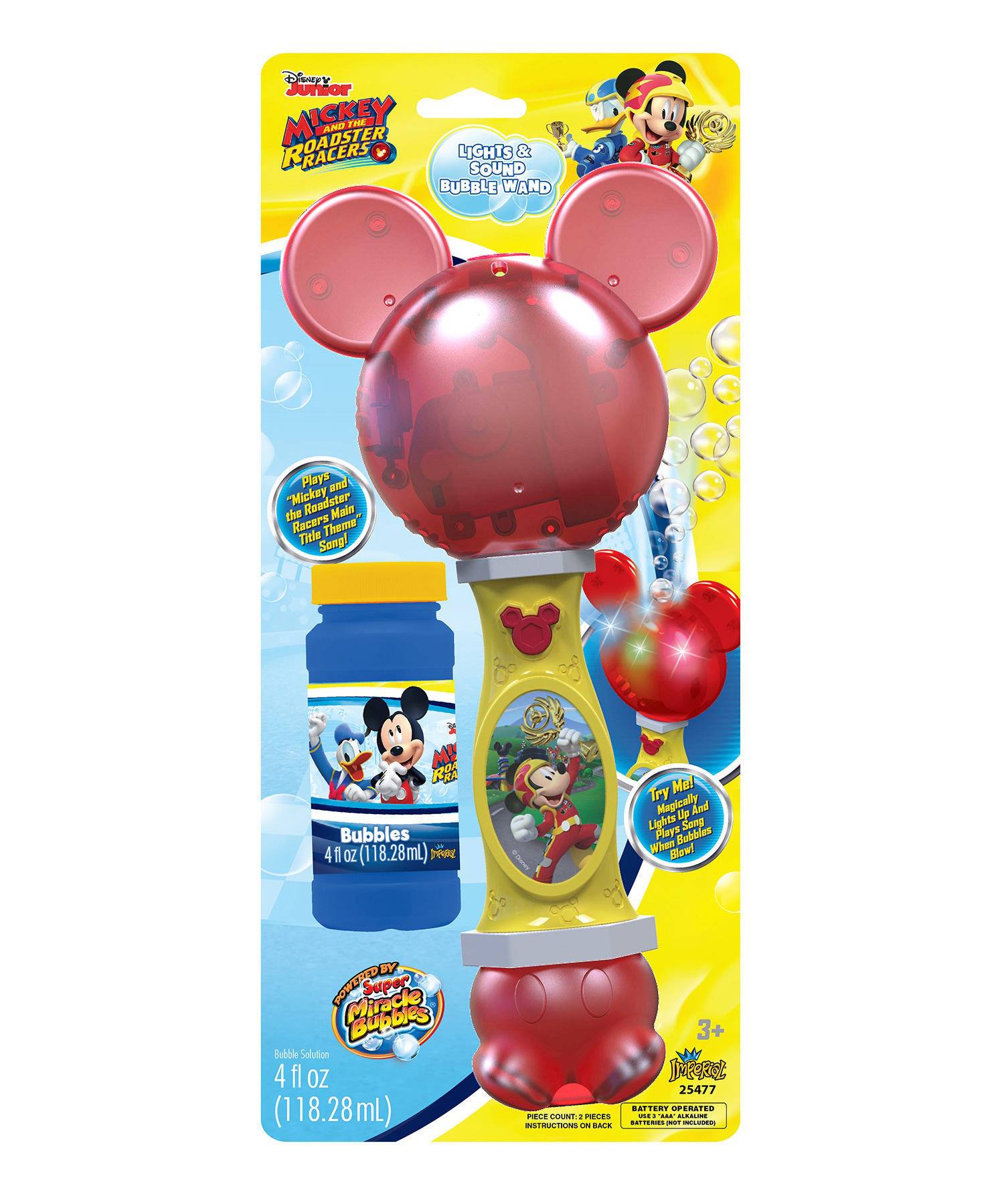 Mickey and the roadster racers bubble on sale wand