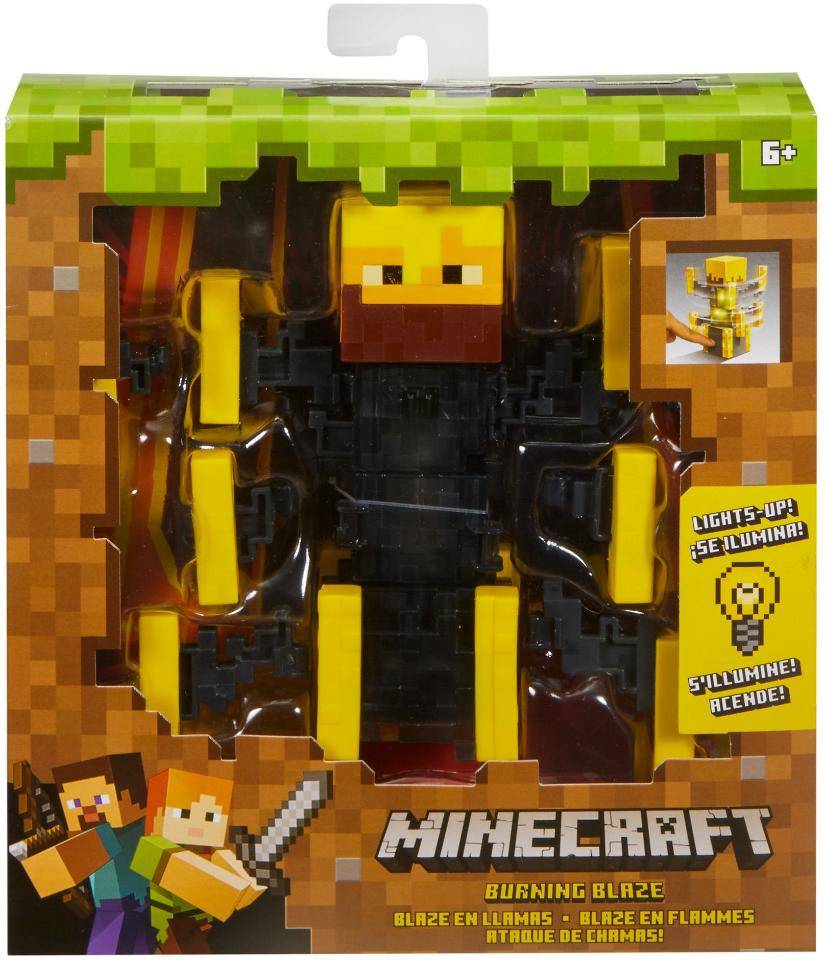 Minecraft Survival Mode Blaze with Spinning Action 5-Inch Figure