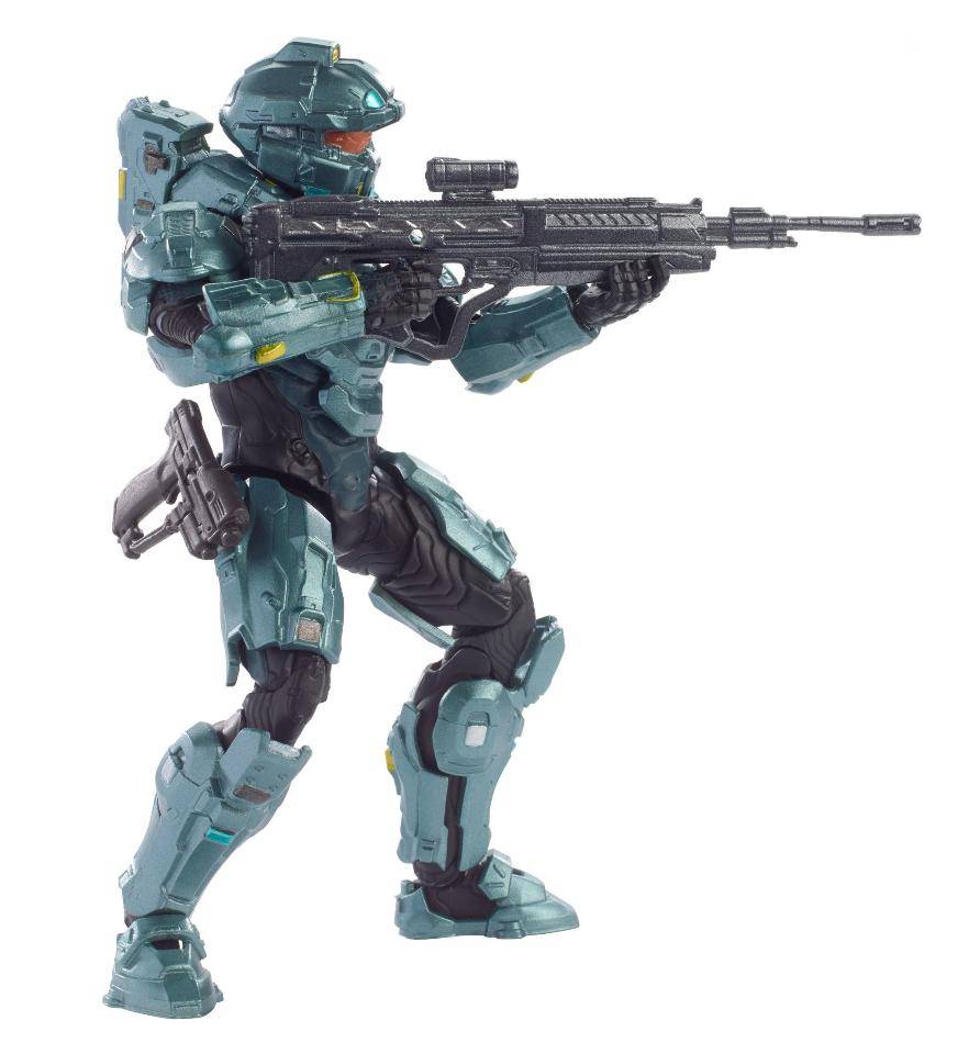 Оригинал Halo Spartan Fred Blue Team 6 Inch Figure. 