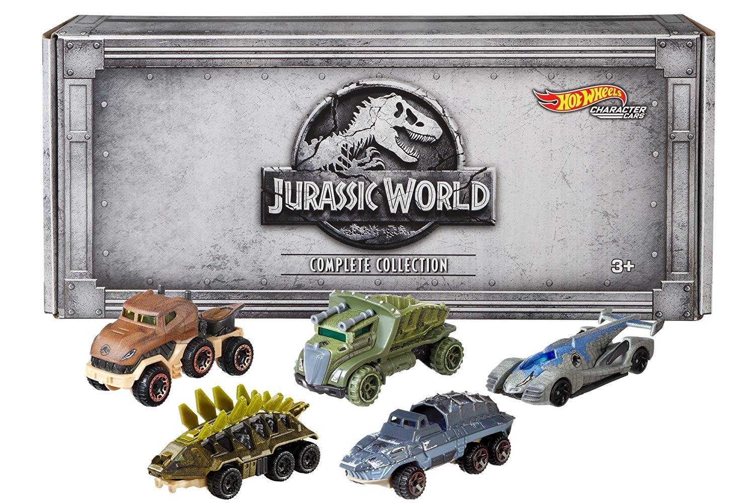 Коллекционная коробка машинок Мир Юрского периода - Jurassic Evolution  World - Hot Wheels - Машинки Т -Рекс, Мозазавр , Блу и др. | Играландия -  интернет магазин игрушек