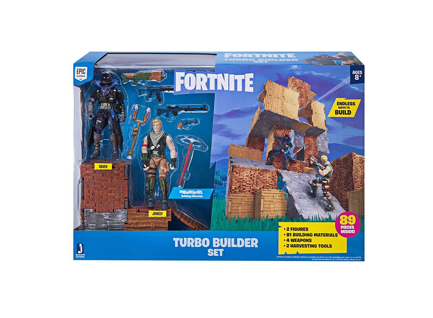 Конструктор Fortnite Turbo Builder с фигурками Ворон и Джонси | Играландия  - интернет магазин игрушек