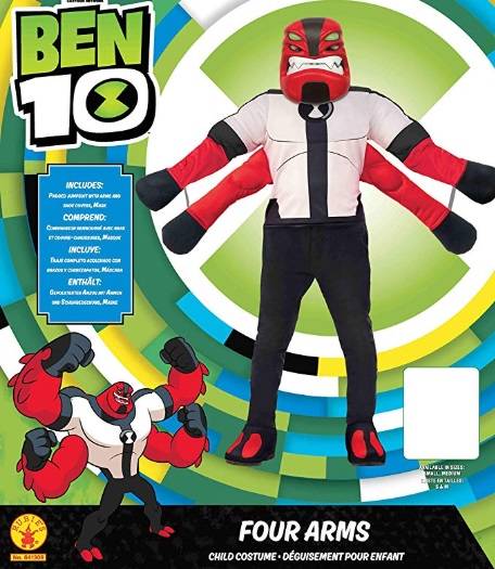 Оригинал Карнавальный костюм Бен 10 Силач Four Arms - Ben 10. 