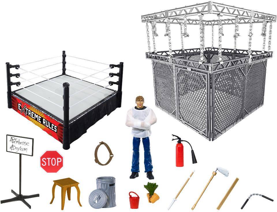 wwe extreme rules playset