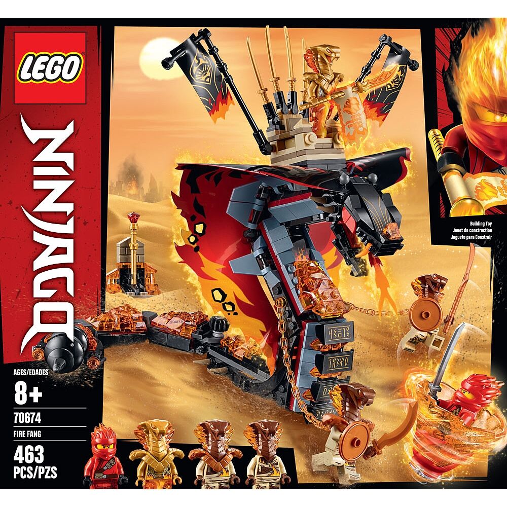 Lego ninjago 70674 fire fang on sale