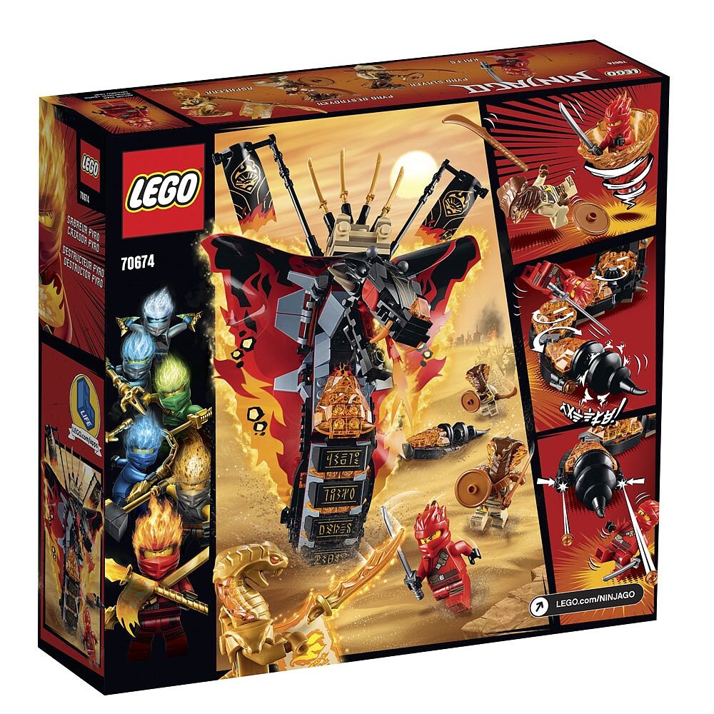 Lego fire fang 70674 sale