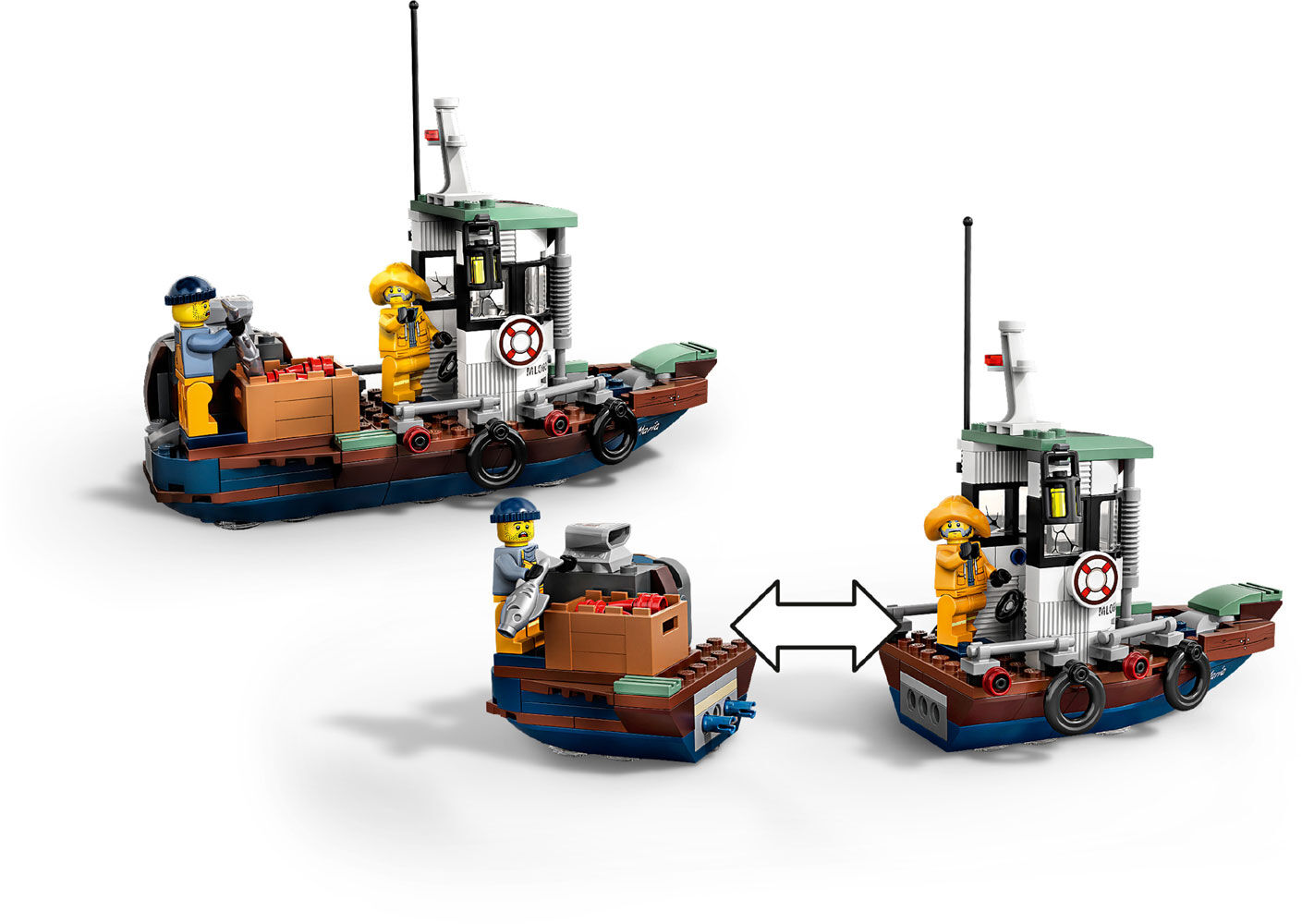 LEGO Hidden Side Wrecked Shrimp Boat 70419