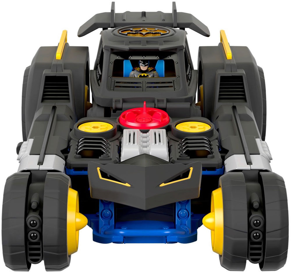 imaginext dc super friends transforming batmobile rc