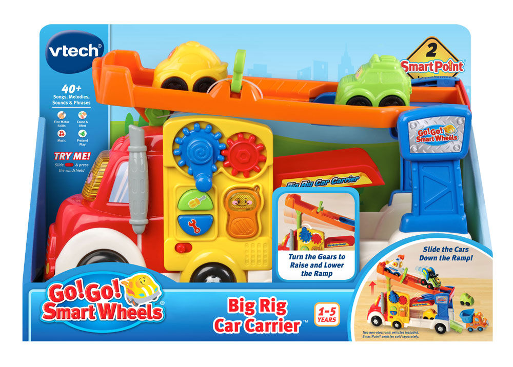 vtech go go smart wheels big rig car carrier