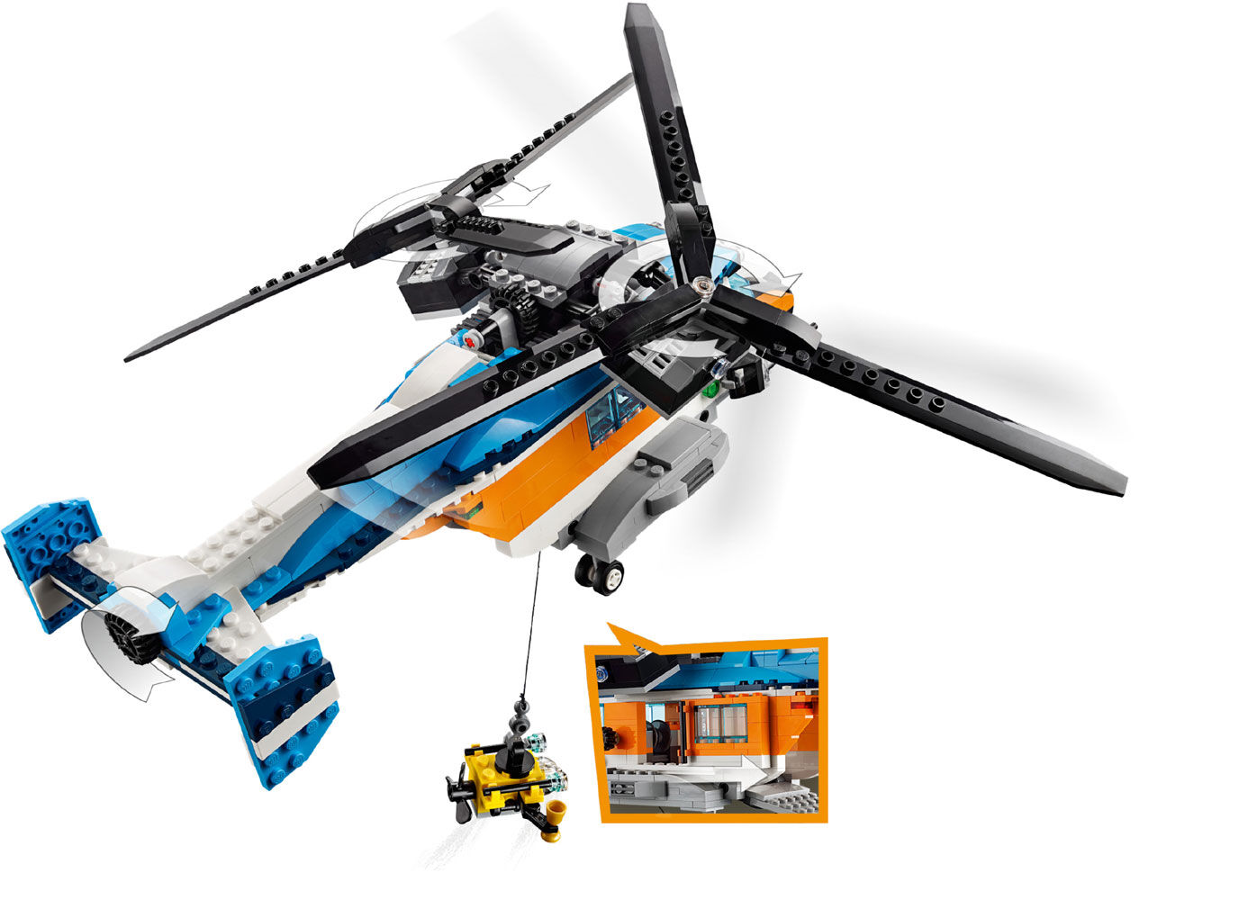 LEGO Creator Twin-Rotor Helicopter 31096 | Играландия - интернет магазин  игрушек