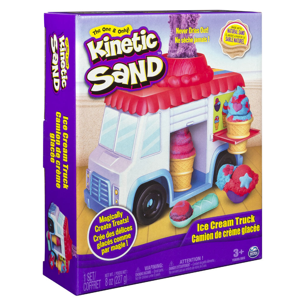 Kinetic Sand Ice Cream Truck with 8oz of Kinetic Sand