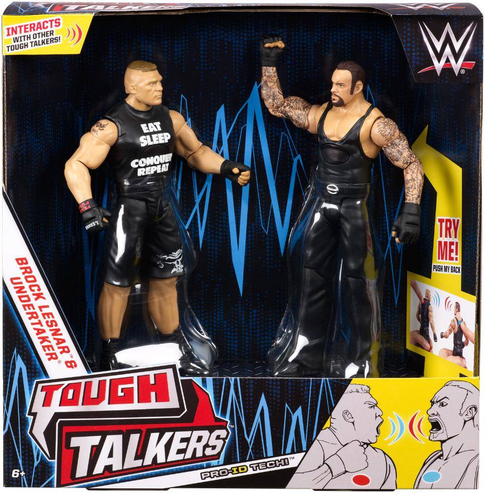 WWE Tough Talkers Undertaker & Brock Lesnar 2 Pack | Играландия - интернет  магазин игрушек