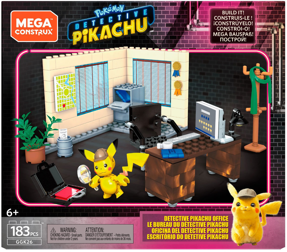 Mega Construx Detective Pikachu Detective Pikachu s Office