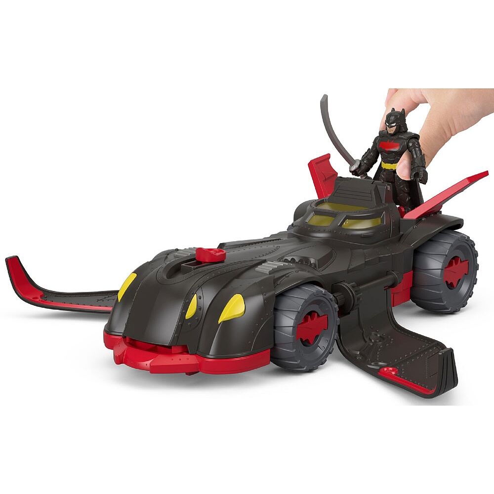 imaginext dc super friends ninja armor batmobile