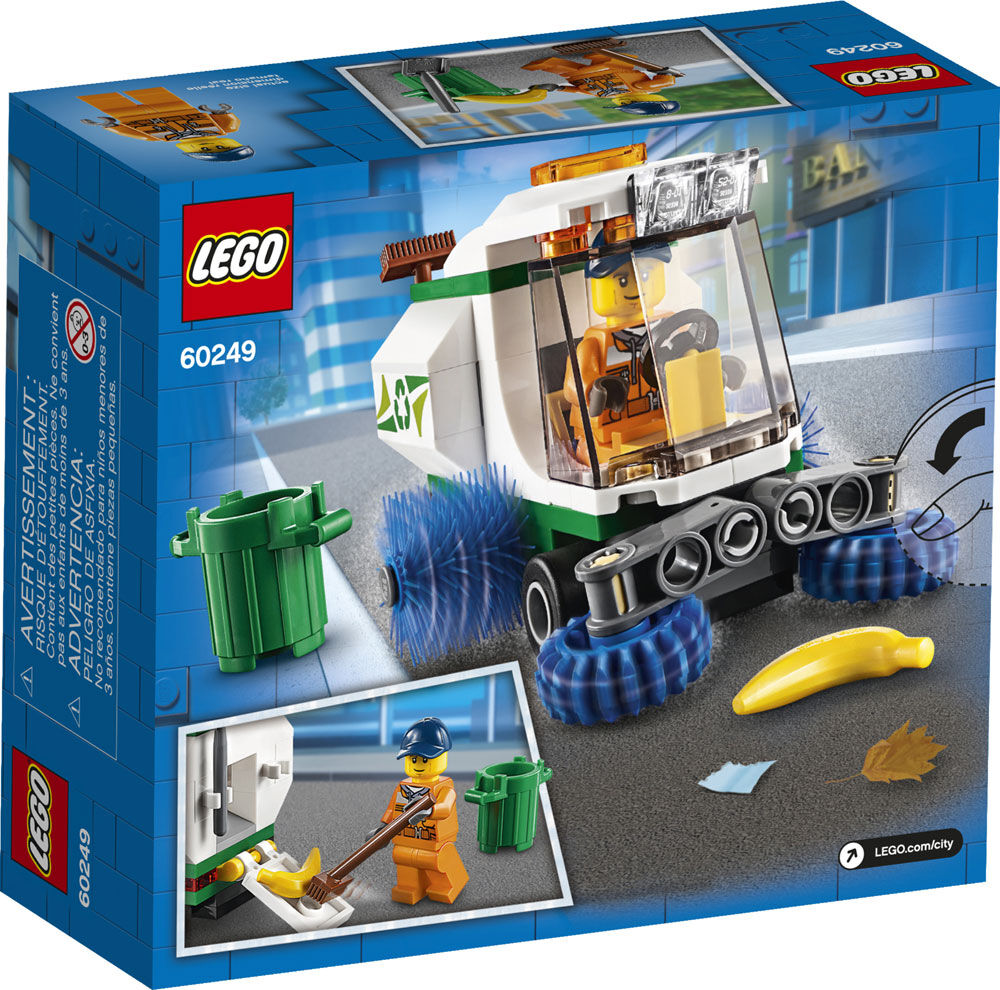 lego city street sweeper cool construction building set 60249