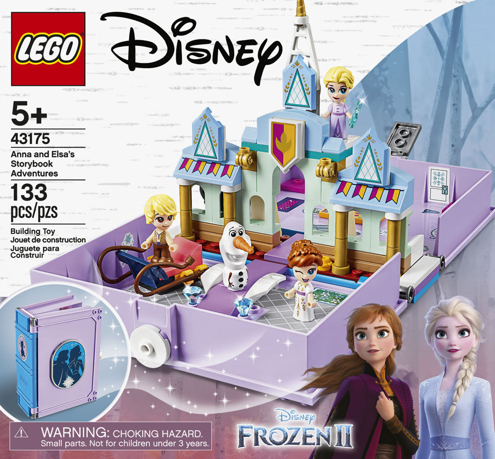 anna elsa storybook lego