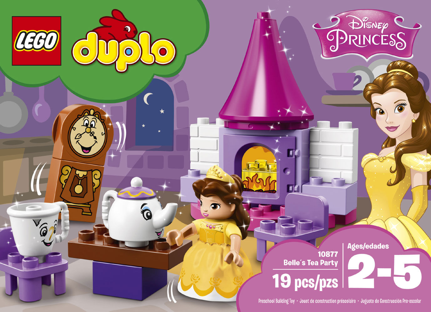 lego duplo disney princess belle's tea party