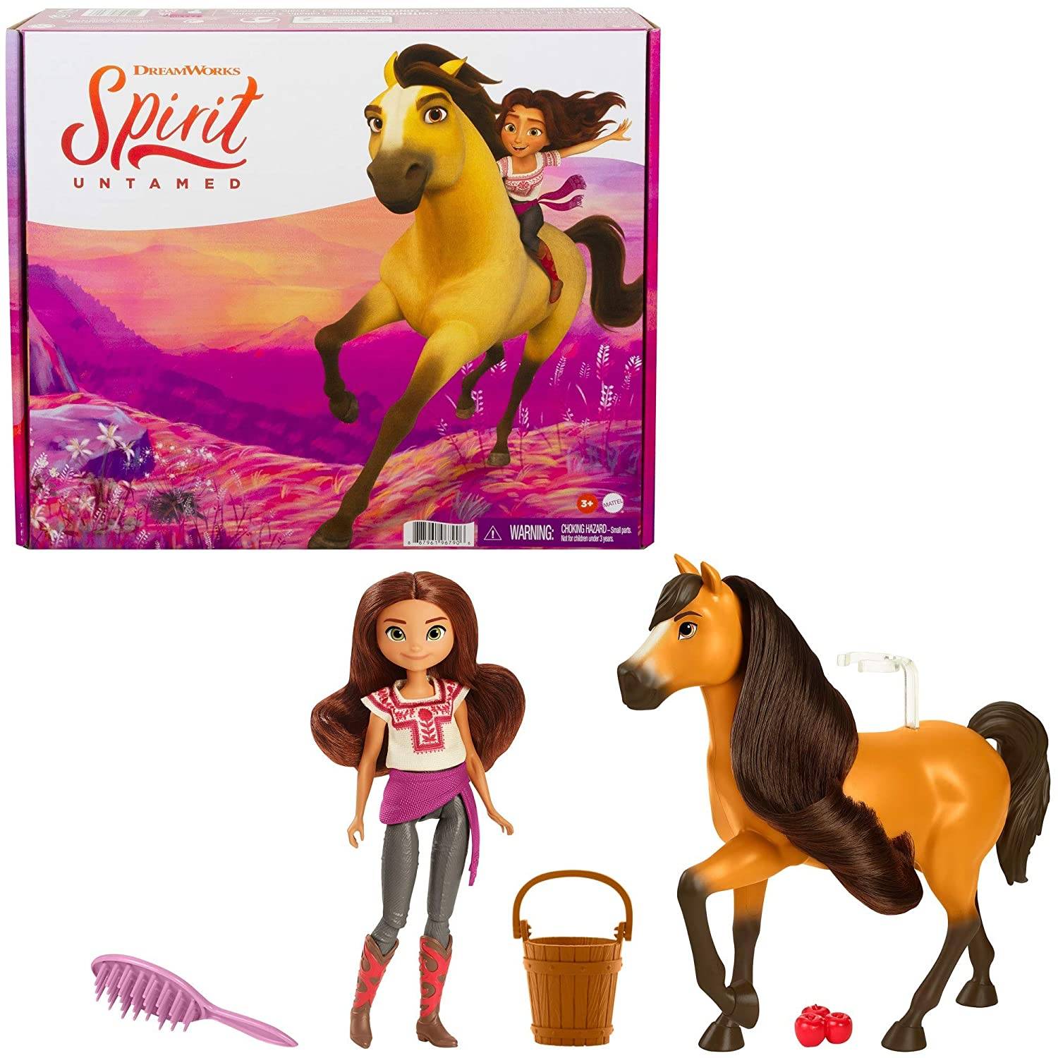 Набор кукла Лаки конь Спирит с аксессуарами Spirit Untamed Lucky & Spirit |  Играландия - интернет магазин игрушек