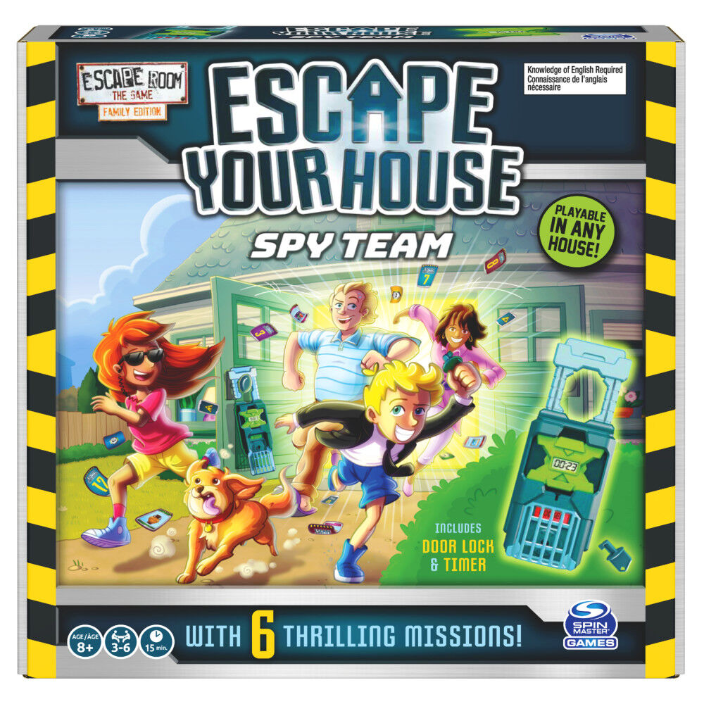 Escape Room The Game, Escape Your House: Spy Team Fun Strategy Family Board  Game Escape Room The Game, Escape Your House: Spy Team Fun Strategy Family  Board Game | Играландия - интернет