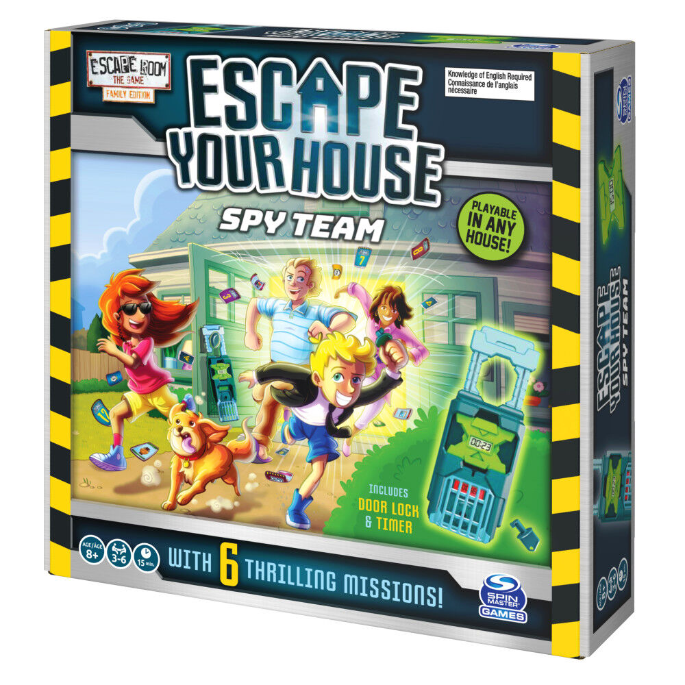 Escape Room The Game, Escape Your House: Spy Team Fun Strategy Family Board  Game Escape Room The Game, Escape Your House: Spy Team Fun Strategy Family  Board Game | Играландия - интернет