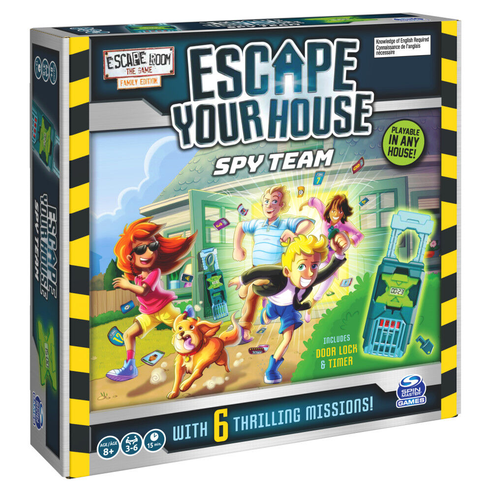 Escape Room The Game, Escape Your House: Spy Team Fun Strategy Family Board  Game Escape Room The Game, Escape Your House: Spy Team Fun Strategy Family  Board Game | Играландия - интернет