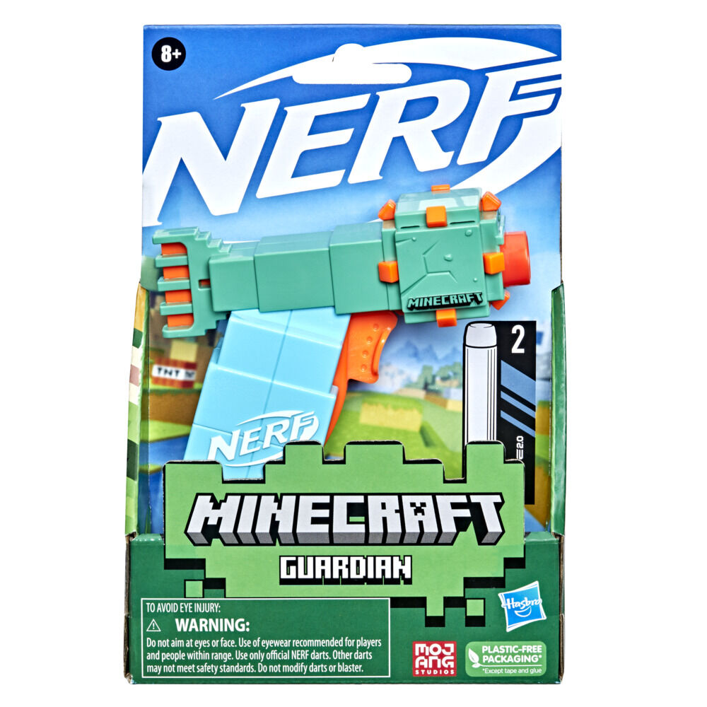 Nerf MicroShots Minecraft Guardian Mini Blaster Nerf MicroShots Minecraft  Guardian Mini Blaster | Играландия - интернет магазин игрушек