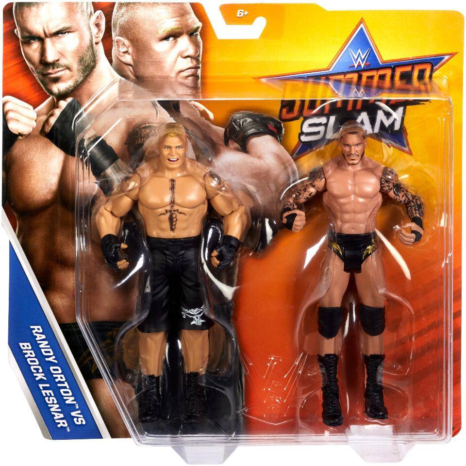 WWE SummerSlam 6 inch Action Figure - Brock Lesnar and Randy Orton |  Играландия - интернет магазин игрушек