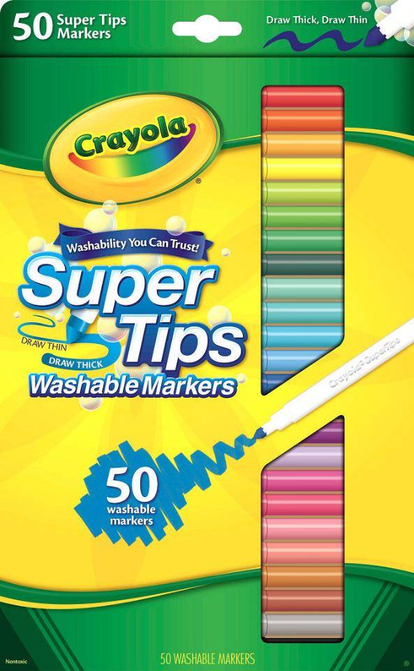 thin washable markers