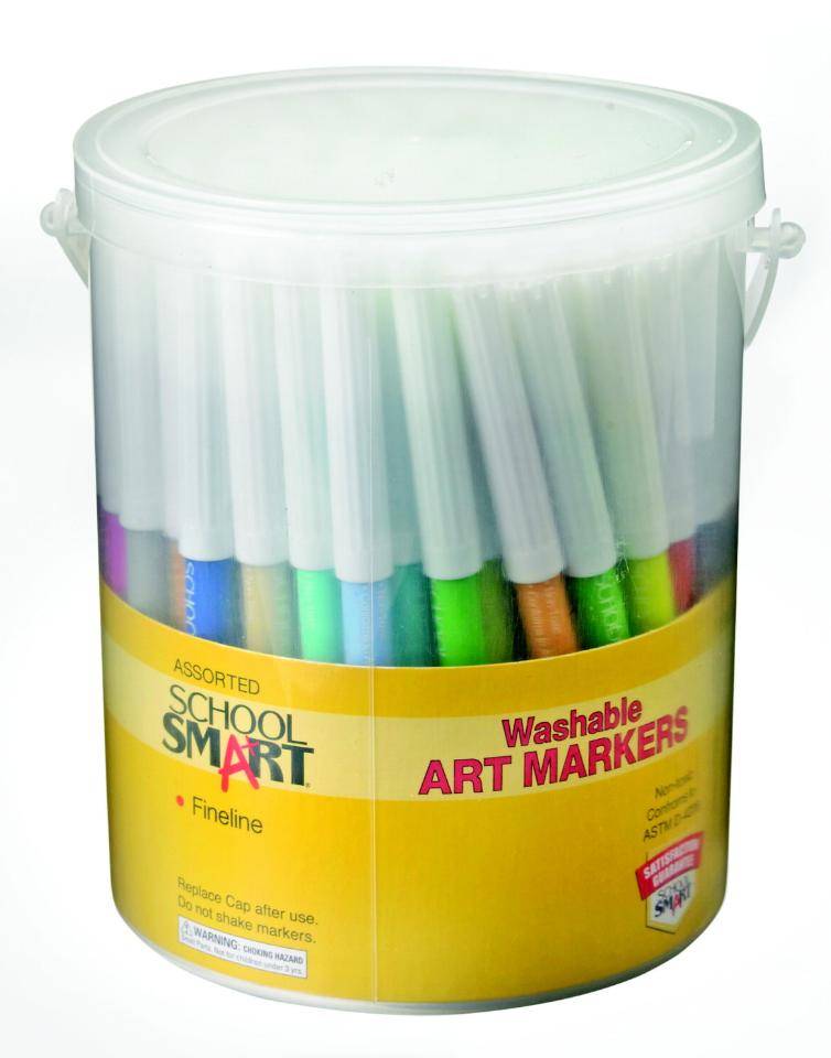 School Smart Washable Markers - Pack of 100  Играландия - интернет магазин  игрушек