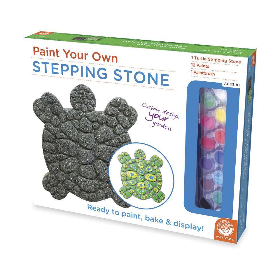 Оригинал MindWare Paint Your Own Stepping Stone Turtle Set. 